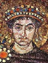 Emperor Justinian I - fromagroupfrescoinSanVitalecathedral in Ravenna